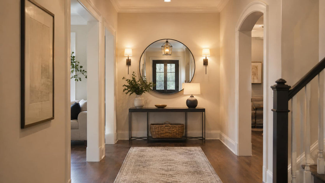 mirror end of hallway