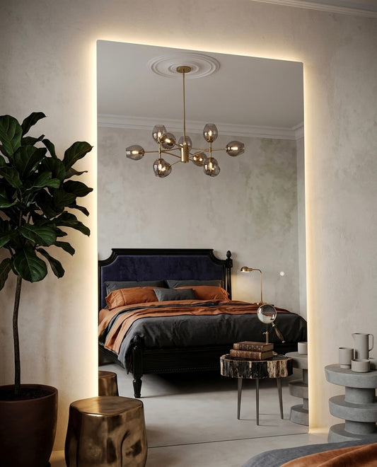 Frameless Rectangle LED Mirror